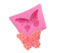 Haione Molde de Silicona con Forma de Mariposa para Fondant,Chocolate,Pasteles,decoración,Herramientas de repostería para Galletas,Cubitos de Hielo,Caramelos,jabón y Velas(#2)