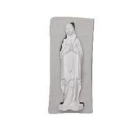 Haione Molde de silicona para fondant de Virgen María Jesús, decoración de pasteles de chocolate, herramientas para hornear galletas, cubitos de hielo, velas, caramelos, jabón-B