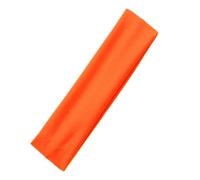 Hair Accessories Diadema de yoga elástica sólida for hombre y mujer Minimalist Hair Accessories(Orange)