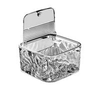 Hair Accessories Organizer, Hair Stuff Storage Box, Jewelry Organizer, Hairpin and Headband Holder, Compact Small Items Container 5.71x5.71x3.15 inches for Bows, Clips, Bands