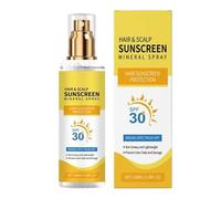 Hair and Scalp Sunscreen, UV Protection Mist, 100ml Sunblock Spray, Lightweight Non Sticky Formula for Outdoor Sport, Travel, Beach, Boat, Makeup, Men’s Grooming, Beauty Care