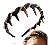 Hair Bands, High Cranium Headbands, 5.51x5.51 Inches Vintage Hairband with Teeth Hoop for Daily Gym, Sports Wedding Running Dating School Work Party Travel Birthday Events