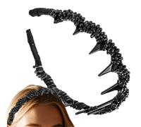 Hair Bands Set, High Cranium Headbands, 5.51x5.51in Vintage Teeth Hairband, Non Slip Design Grip, Flexible Comfortable Fit for Daily, Gym, Sports, Wedding, School, Work, Travel, Party