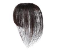 Hair Bangs Topper, Invisible Cover Hairpiece, Natural Looking Clip Attachment Feature, Lightweight Breathable Styling Aid, Hair Volume Solution, Ideal for Cosplay Daily Wear