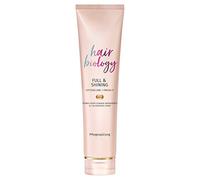 Hair Biology Acondicionador Full & Shining, para cabello fino o adelgazante y coloreado, con flor de loto, acondicionador sin colorantes, cabello fino, 160 ml