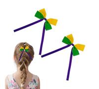 Hair Bow Clips - Decorative Accessories for Styling Daily Wear | Fabric Ribbon Bows with Secure Alligator Grip, Adds Cute Accent for Girls Teens or Women Hairstyles for School Events or Outings