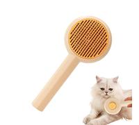 Hair Brush - Self-Cleaning Pet Hair Brush 19.5x8.5x2cm | Grooming Comb, Gentle Grooming Comb, Multifunctional Shedding & Massage Tool For Cats, Puppies, Kittens, Bunnies, Hamsters