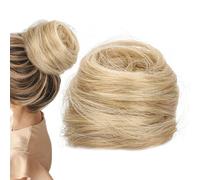 Hair Bun Extension, Curly Ponytail Piece, 6.5x6.5cm/2.56x2.56 inch Messy Donut, Volumizing Synthetic Fiber, Natural-Looking Texture for Daily Wear, Travel, Wedding, Party