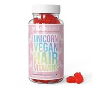 HAIR BURST Vitaminas Veganas Masticables para el Cabello - Promueven Crecimiento y Reducen la Pérdida, con Biotina - 60 Gominolas