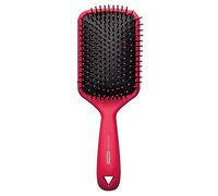 Hair Care Brush, Paddle, Argán Oil And Keratin, Red/Black, Satin Finish, Approx 23,5 Cm, Bio-Tech-Bristle In Pet Box 590 x 390 x 450 Cuidado del cabello