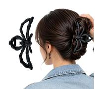 Hair Claw 2 Pieces Halloween Gothic Matte - Spider Updo Grip Clamps