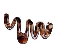 Hair Claw Clip Large Headgear Claw Clamp Elegant Wide Holder Barrettes Strong Hold Hairpin For Girls Transparent Gray Hair Clip