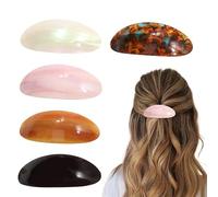 Hair Claw Clip Set, 5 Piece Acetate Vintage Strong Hold Clips, Non Slip Hair Accessories for Women, Durable Grip for Thick Thin Hairs, Everyday Styling Use Home Office Travel Party