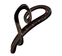 Hair Claw Clips - Elegant Love Shape Hold For All Hair Types, Cute Claw Clamp Design Stylish Look, Strong Jaw Grip + Nonslip Matte Finish, Premium ABS Durable Quality, For Back Of Head & Every