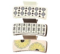 Hair Claw Clips, Non-slip PU Hairpins, Vintage Hair Clip For Comfortable Hold, Hairgrips And Hairpin Barrette, Stylish Headwear Hair Accessories For Family, Friends, And Colleagues