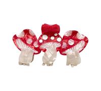 Hair Claw, Hair Claw Clip, Funny Mushroom Hair Accessories, Fashion Mushroom Barrettes, Mushroom Jaw Clamps, Quirky Mushroom Style Claw Clips 4.33x2.36 Inches For Girls Hair