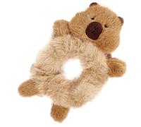 Hair Claw, Hair Ties, Animal Inspired Capybara Plush Design Soft Fabric Cute Theme Fuzzy Textura Comfortable Wear Secure Hold Gentle Fit, Women Clips for Girls