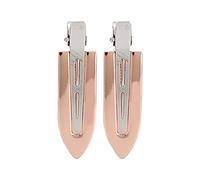HAIR CLIP ELECTROPLATING HAIRPIN STEEL HAIRDRESSING STYLING CLIPS ACCESSORY FOR DAILY MAKEUP (Electroplating-pink)