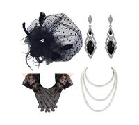 Hair Clip Headwear with Veil for Women and Girls