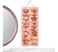 Hair Clip Organizer - Felt 80x35cm | Hanging Hair Claws Storage Holder, Large Claw Clips Display Rack | Banana Barrettes Jaw Clips Hairs Accessories Organizer For Bedroom Closet Vanity