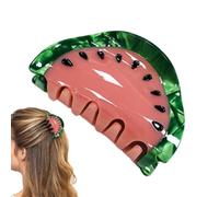 Hair Clips Claw - Cute Watermelon Fruit Jaw Hairpins, Fashionable Hair Claw Pin, Perfect for Pool, Beach, Wedding Party, Traveling, Shower, Dating, Business Trip Clip