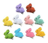 Hair Clips - Cute Plush Bunny Hairpins, Soft Non Slip Grip Accessories with Gentle Spring Clamp Design, Ideal for Kids Teens Women Children Daughter Party School Daily Styling