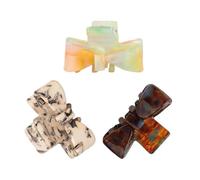 Hair Clips - Fashion Non Slip Styling Clamps, 1.57x1.18x1.18 inches Cute Hair Claw Clips for Summer Half Up Hairstyles Travel Party Date Office Home Teacher Daily Hairs Accessories Use