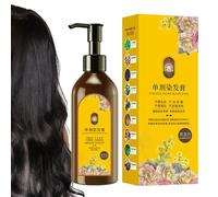 Hair Color for Women, Natural Plant Hair Dye, 210ml Plants Based Gentle Coloring Shampoo Cream, Nourishing and Ammonia Formula to Friends, Husband, Wife, Boyfriend, Girlfriend Care