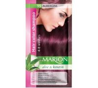 Marion. Champú de color para el cabello en bolsita, duración de 4 a 8 lavados, con áloe y queratina, color semipermanente