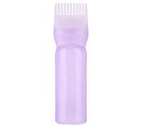 Hair Coloring Root Comb - Hair Dye Color Comb Bottle With Scale | Portable ABS Hãir Dyeing Applicator | For Professional Home Salon Use, Lightweight -Free Precise Measurement Bottle For Women Men