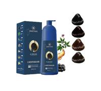 Hair Colour Shampoo, Caviar Hair Dye Shampoo, Caviar Protein Hair Dye, Plant Hair Dye, Simple Hair Colour, Covers Colour Shampoo, 500ML Instant Hair D