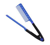 Hair Comb - ABS, 9.84x1.46x0.79in V Shaped Hair Comb Wear-Resistant And Gentle | Heat-Resistant Flat Iron Brush, Hairs Straightener Tool For Salon, Home, Travel, Women And Hairstyling