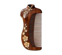 Hair Comb - Cheongsam Design Anti Static Detangling Brush, 3D Printed Styling Comb for Curly Hair, Gentle Scalp Care Tool for Smooth Knot Removal and Frizz Control | Lightweight Hairs Grooming Acceso