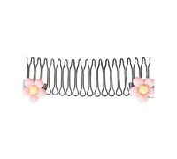 Hair Comb Clips, Flower Hairpins, Side Comb Accessories, Cartoon Strong Hold Styling Pins for Bun Updo Bridal Wedding Party Daily Hair Styling Use 9,5 cm/3,74 pulgadas