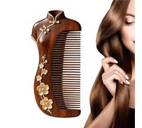 Hair Comb for Women - 3D Printed Cheongsam Design Anti-Static Detangling Brush, Wide Tooth Hair Comb for Curly, Wavy & Straight Hairs, Wet & Dry Use for Home Travel & Styling | Detangling Combs