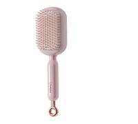 Hair Comb - Self-Cleaning Retractable, Portable Combs For Women, Ergonomic Smooth Scalp Comb Brush For Women Men Straight Curly Thick Long Dry Grooming Shower Home Daily Travel And Salon