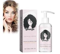 Hair Curl Enhancer Hair Elastin, Anti Frizz Hair Elastin Hair Volumizing Gel, Gel de Peinado Profesional Crema de Definición de Rizos Ligera, para Mujeres y Hombres Cuidado del Cabello Elástico rizado