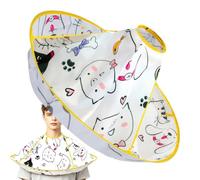 Hair Cutting Cape - 60cm Polyester Foldable Barber Hair Catcher Apron
