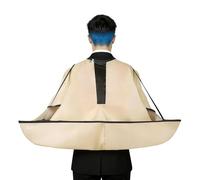 Hair Cutting Cloak - 90cm Diameter Waterproof Polyester Folding Breathable Barber Cape Umbrella, Reusable Salon Essential | Clean Styling Protection Supporting Family Friends Home Hairdressing Session
