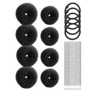 Hair Design Styling Tools | Donut Styling Hair Bun Shaper | Fast and Simple Hair Bun Ring Making Tool for Dancer Ballet Women and Girls, Hair Design Styling Tools for Fast and Simple Bun Creation