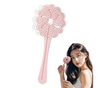 Hair Detangler Brush, Vented Soft Hairbrush, 19.8x8.7x3cm/7.8x3.43x1.18 Inches Wet Dry Petal Shaped Brush, Paddle Brushes for Women, Girls Hair Smoothing, Volumizing, Pp