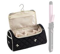 Hair Dryer Storage Bag - Makeup Brush Carrying Case, Travel Size Heat Tool Organizer for Trips, Polyester Storage Bag with Zipper for Styling Tools, Beauty Accessories Organizer with Protective Design