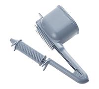 Hair Dye Applicator Comb, Automatic Dye Roller Comb, Large Capacity Tint Dyeing Brush, Multi-Purpose Combs for Stylist Professionals, Enthusiasts, Beginners, 26,5 x 13 x 11 cm gris azul rosa