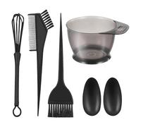 Hair Dye Brush and Bowl Set - 5 Pcs Hair Coloring Kit, Mixing Bowl With Applicator Brushes, Dye Brush, Ear Cover, Hairs Color Tools For Salon Home DIY, Professional Hairs Coloring Products For Styling