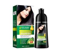 Hair Dye Shampoo - Tinte Capilar 3 en 1 Cubre Canas al Instante, Color de Larga Duración para Hombres y Mujeres - 400 ML - Tinte para el cabello con aceite de argán (NATURE)