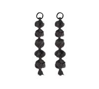 Hair Extension, Bun Hair Piece Synthetic Hair Bun Curly Chignon Messy Wave Curly Hairpieces Ponytail Extensions Elastic Band Scrunchy Hair Extensions False Hair Pieces(Black)