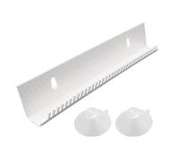 Hair Extension Display Rack - Wall Mounted Acrylic Holder, Hair Colour Storage Organizer, Suction Cup Hanger | Professional and Home Wall Mounted Rack for Extensions Wigs Styling and Salon Use