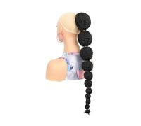 Hair Extensions Extensión De Cabello Sintético Con Cola De Caballo For Mujeres Negras, Con Forma De Farol, Con Cordón Y Cola De Caballo Falsa, Estilo Afro, Rizado(24inch)