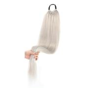 Hair Extensions Extensión de cola de caballo for mujer, 24/28" de largo, recta, sintética, suave(#6,24inches)