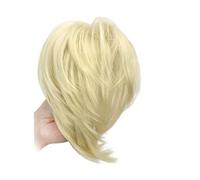 Hair Extensions Extensión De Cola De Caballo, Mini Pinza De 8 Pulgadas, Extensiones De Cabello Corto, Natural, Liso, Ondulado, Con Moño Desordenado For Mujeres Con Cabello Corto Y Fino.(613)